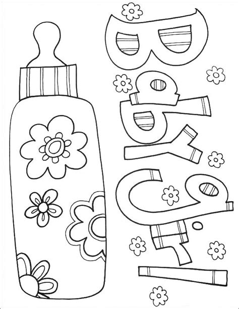 Free Printable Baby Coloring Pages For Kids