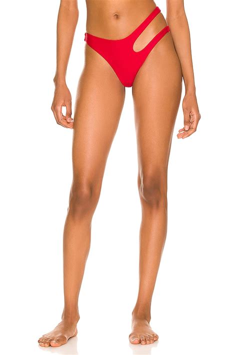 Superdown Misty Bikini Bottom In Cherry Red REVOLVE