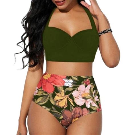 Cheap Sexy 5xl Large Swimsuits Push Up Bikini Female Plus Size Swimwear