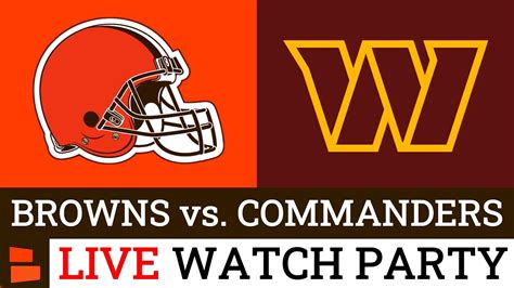 Browns Vs Commanders Live Streaming Scoreboard Free Play By Play