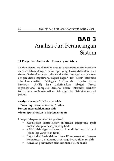 13 Contoh Analisis Dan Desain Sistem Informasi