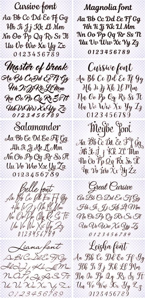 Cricut Font Svg Bundle Cursive Fonts For Cricut Silhouette Image 2