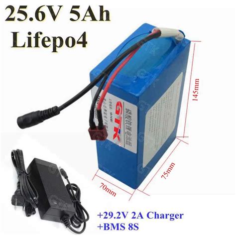 25 6v 24v 5ah Lifepo4 Lithium Battery Pack With Bms 24v 5000mah 3 2v Lifepo4 Cells