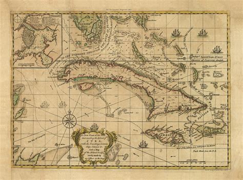 Cuba Kroll Antique Maps