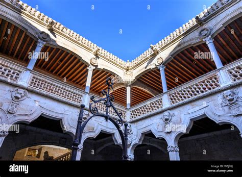 The Interior Courtyard Of The Th Century Casa De Las Conchas