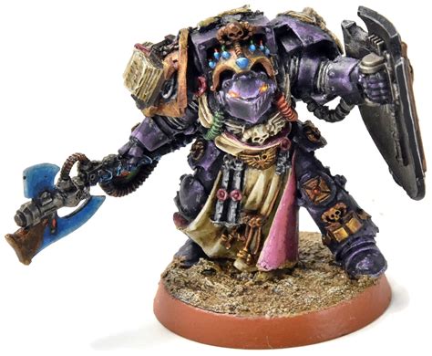 Space Marines Librarian In Terminator Armour 1 Pro Painted Finecast