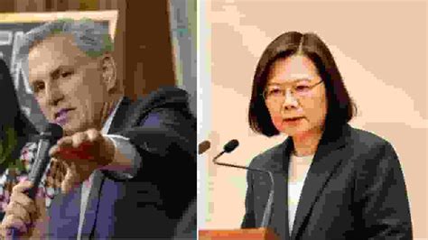 House Speaker Kevin Mccarthy To Meet With Taiwanese President Despite Chinas “provocation