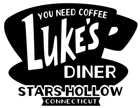 Lukes Diner Svg Pdf Png Dxf File Etsy