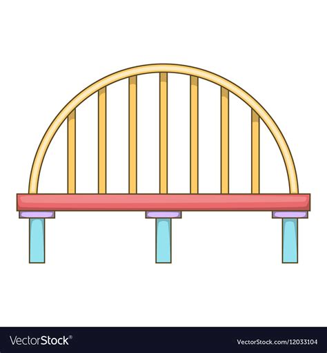 Classic Bridge Icon Cartoon Style Royalty Free Vector Image