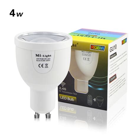 Mi Light G Rgbww Rgbcw Led Lamp Ac V V Led Bulbs Dimmable Gu