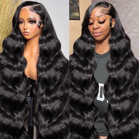 Rosabeauty 30 Inch Body Wave 13x6 HD Lace Frontal Human Hair Wigs