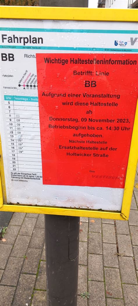 B Rgerbus Haltern Am See E V Informiert Haltestelle Stadtsparkasse