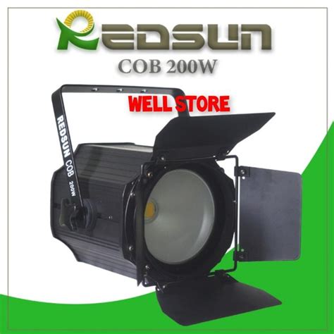 Jual Lampu Fresnel COB 200Watt Redsun White WarmWhite Di Lapak WELL