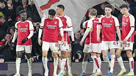 Arsenal Vernedert Rc Lens Psv Naar Achtste Finales Champions League