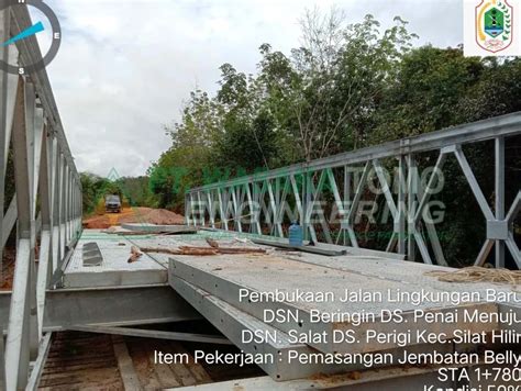 Pembangunan Jembatan Bailey Panel Bentang 18 Meter - JEMBATAN RANGKA ...