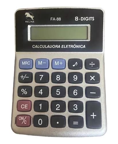 Calculadora Pequena De Bolso Portátil Preto 8 Dígitos MercadoLivre