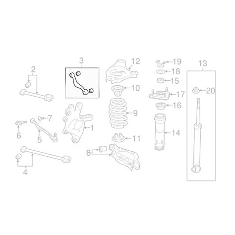 Godspeed Camber Kit Lexus Gs200t Gs300 Gs350 2013 2020 Rear Arms P