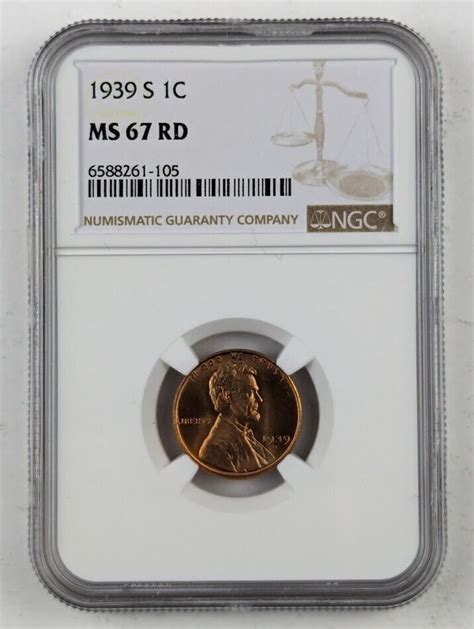 S Lincoln Wheat Cent Ngc Ms Rd Ebay