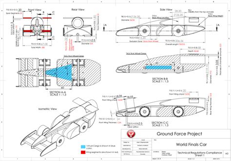 Orthographic Drawing Of A Car