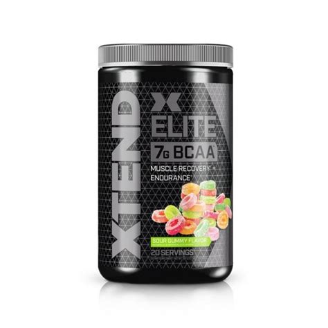 Xtend Elite 7g BCAA Sour Gummy 20 Servings