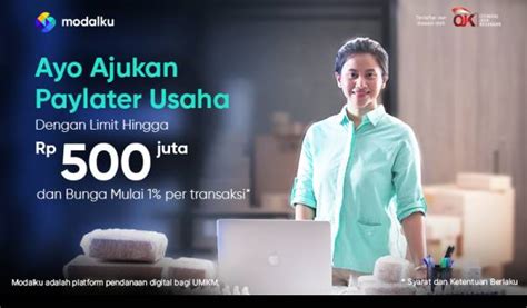 Modalku Virtual Credit Layanan Paylater Tanpa Agunan Untuk Dukung