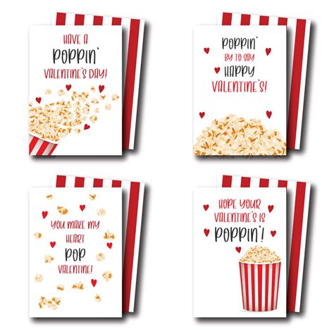 Printable Poppin Valentines Cards Simply Noted