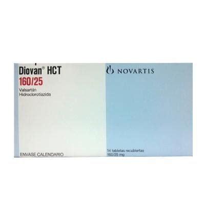 Diovan Hct Valsart N Hidroclorotiazida Mg Novartis Caja X