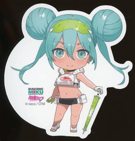 Sticker Sticker Racing Miku 2022 Ver Nendoroid Pulasu Tropical Ver