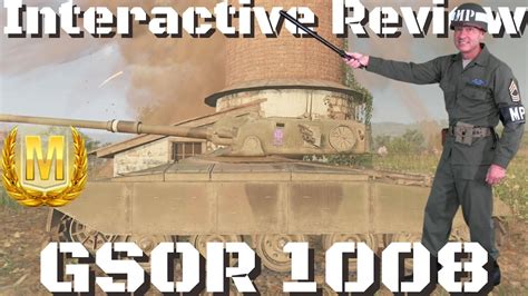 GSOR 1008 Interactive Tank Review World Of Tanks Console YouTube