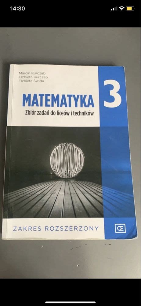 Matematyka Zbi R Zada Zakres Rozszerzony Tr Bki Olx Pl