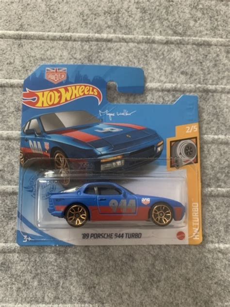Hot Wheels 89 Porsche 944 Turbo varianta karty ZE SBÍRKY carshoping