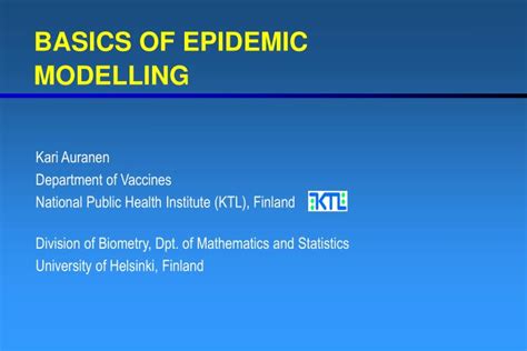 Ppt Basics Of Epidemic Modelling Powerpoint Presentation Free