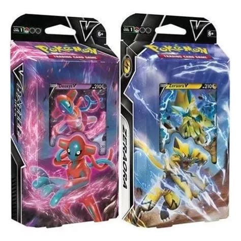 Kit 2 Deck Pokemon Deoxys E Zeraora Frete Grátis