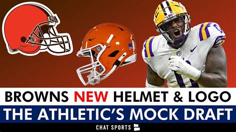 Browns Release New Logo And Facemasks The Athletics 7 Round Nfl Mock