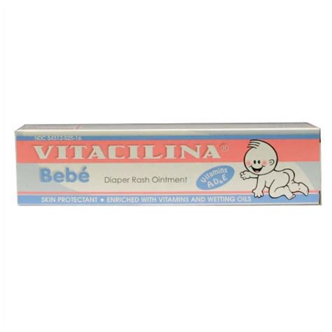 Vitacilina Bebe Diaper Rash Ointment 1 76 Oz Frys Food Stores