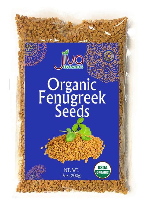 Amazon Jiva Organic Fenugreek Seeds 7 Ounce Non GMO Gluten