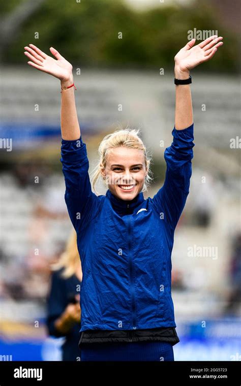 Yuliya (Yuliia) Levchenko (Women's High Jump) of Ukraine competes ...