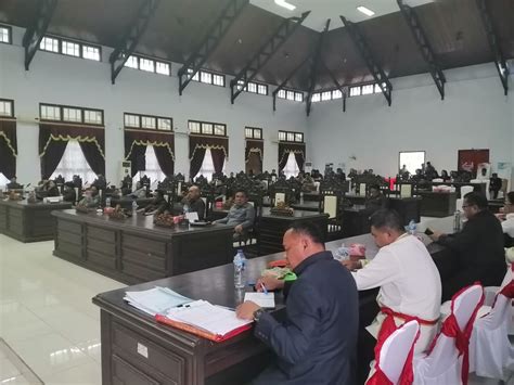 Dprd Talaud Gelar Rapat Paripurna Penyampaian Rekomendasi Dpr Terhadap