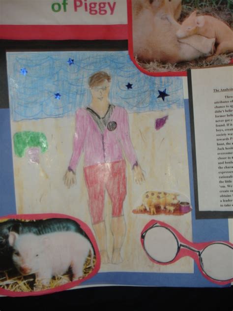 Student Work Body Biographies Lotf Michelle Yoo S Teaching Portfolio