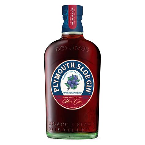 Plymouth Sloe Gin Rich Fruity And Smooth 70cl Bottled And Boxed