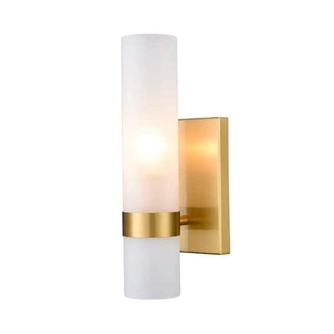 CLAXY 5 2 In 1 Light Gold Modern Wall Sconce With Standard Shade DX