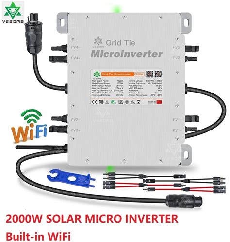 INMETRO VDE IEC Deye SUN2000G3 EU 230 2000W Solar Micro Inverter With