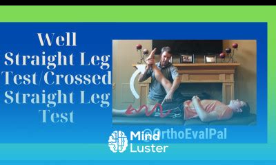 Learn Well Straight Leg Raise Test Crossed Straight Leg Raise Test For