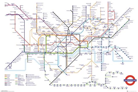 London Underground Map Printable A4 - Printable Maps