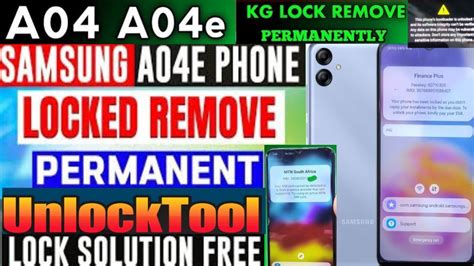 Samsung A E Kgg Unlock By Unlock Tool Permanent Mtk Cpu Samsung A E