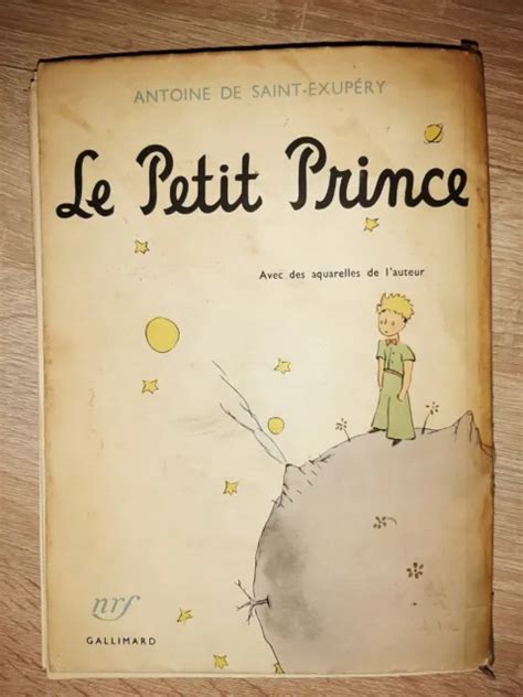 ANTOINE DE SAINT EXUPÉRY Le petit prince NRF Gallimard de 1962 en état