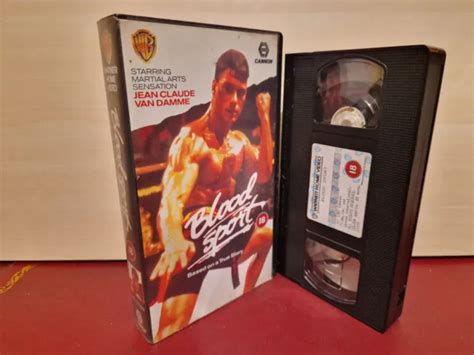 BLOOD SPORT Jean Claude Van Damme PAL VHS Video Tape T15 4 99