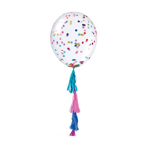 Clear Confetti Balloon Pack | Kmart