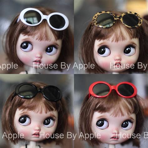 Summer Glasses Sunglasses Blythe Glasses Doll Miniature Cute Glasses Doll Fashion For Blythe