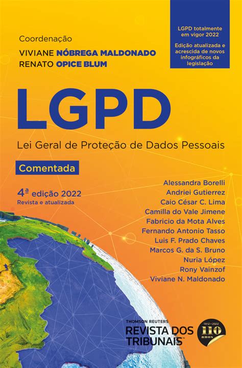 Lgpd Lei Geral De Proteção De Dados Pessoais Comentada 4° Edição